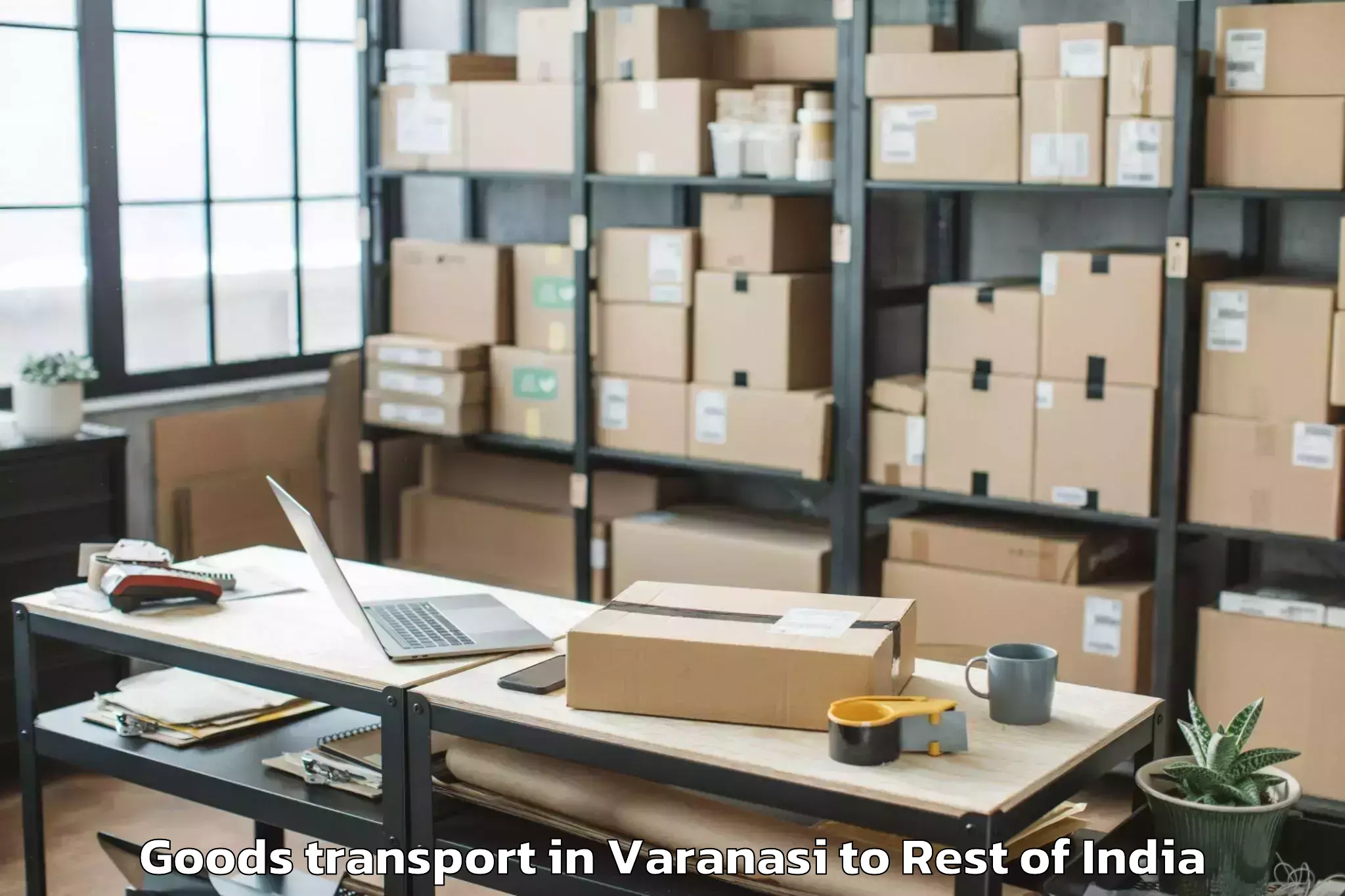 Comprehensive Varanasi to Kalaktang Goods Transport